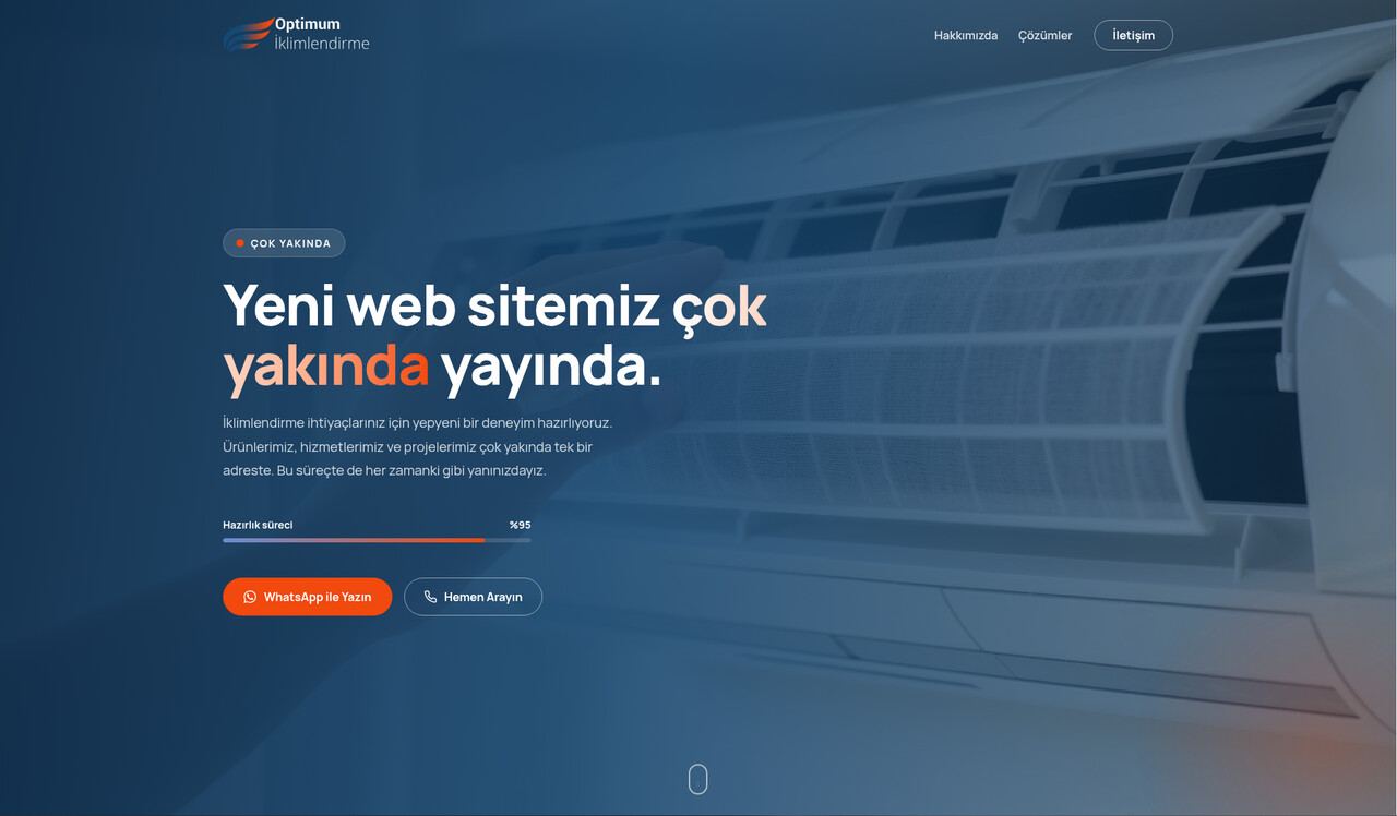 Optimum İklimlendirme - Website