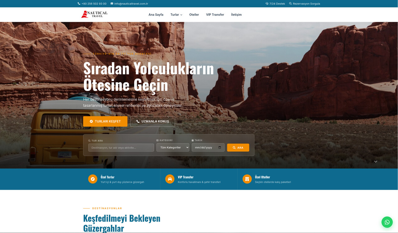 Nautical Travel - Website