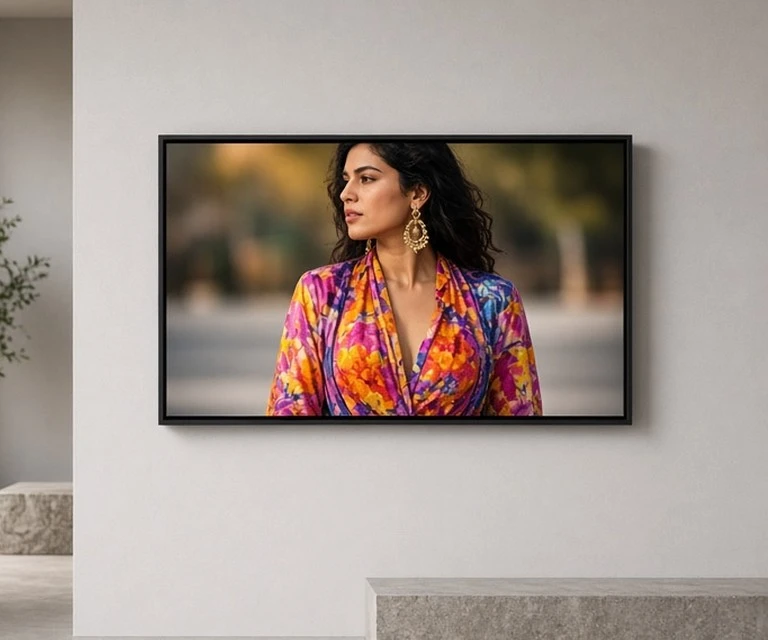 Samsung Crystal UHD Signage QBC mobile banner