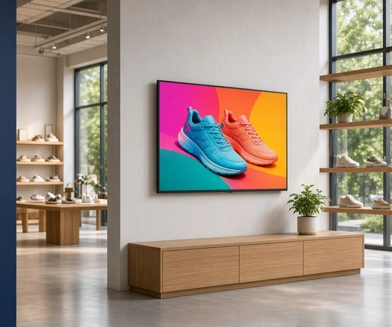Samsung Crystal UHD Signage QHC mobile banner
