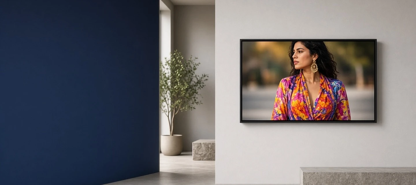 Samsung Crystal UHD Signage QBC banner