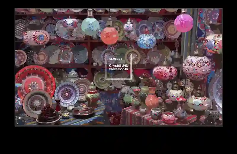 Kristal İşlemci 4K: Güçlü 4K teknolojisi ile renklerin her tonu, tam da olması gerektiği gibi
